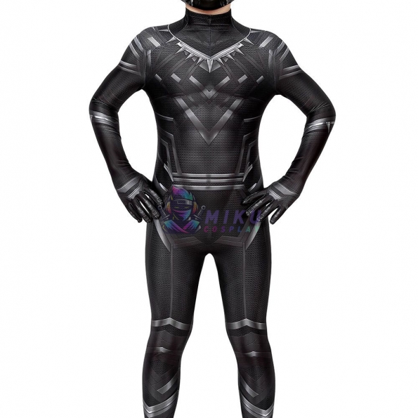 Kids Black Panther Civil War Cosplay Costumes