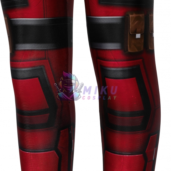 Kids Deadpool Cosplay Costumes 3D Printed Suit