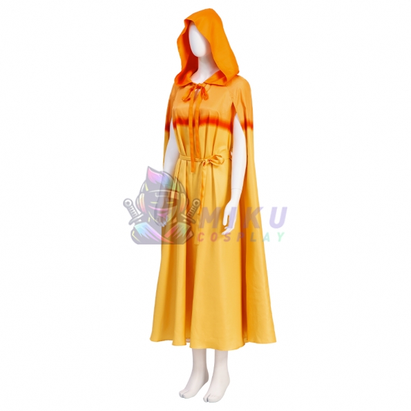 Female Yellow Cloak Thor Love and Thunder Thor Costume Adult