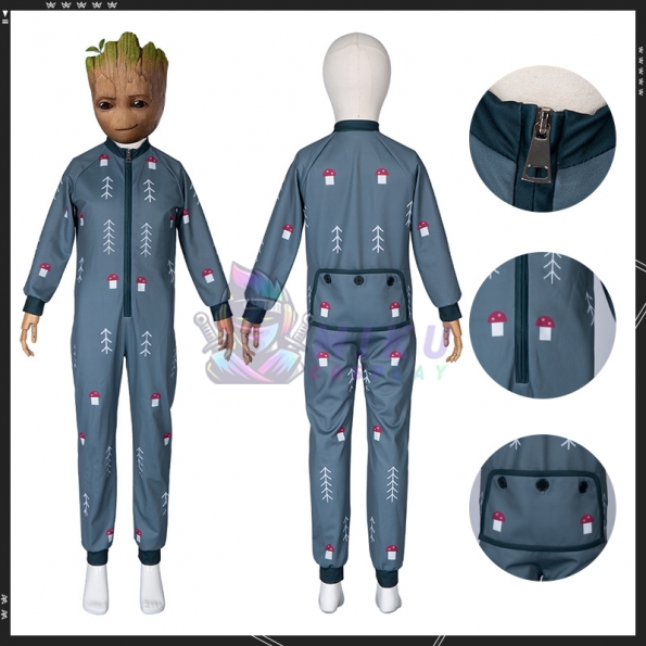 Kids Groot Costume Guardians of the Galaxy Cosplay