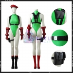 Game Cosplay Costumes Street Fighter 5 Jamie White Suit