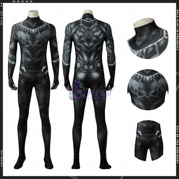 Black Panther Civil War T'Challa Cosplay Costumes