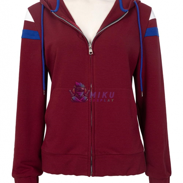 Wanda Scarlet Witch Hoodies Cosplay Costumes