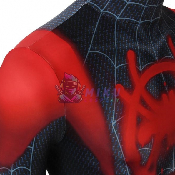 Spiderman Spider Verse Miles Morales Cosplay Costumes