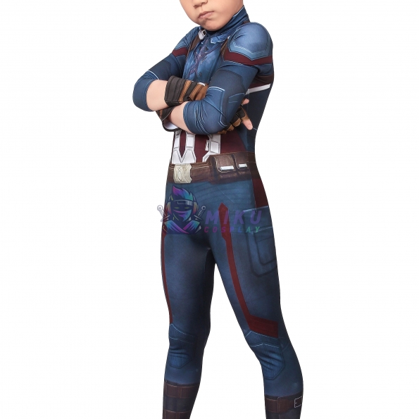 Kids Avengers Infinity War Captain America Cosplay Costumes