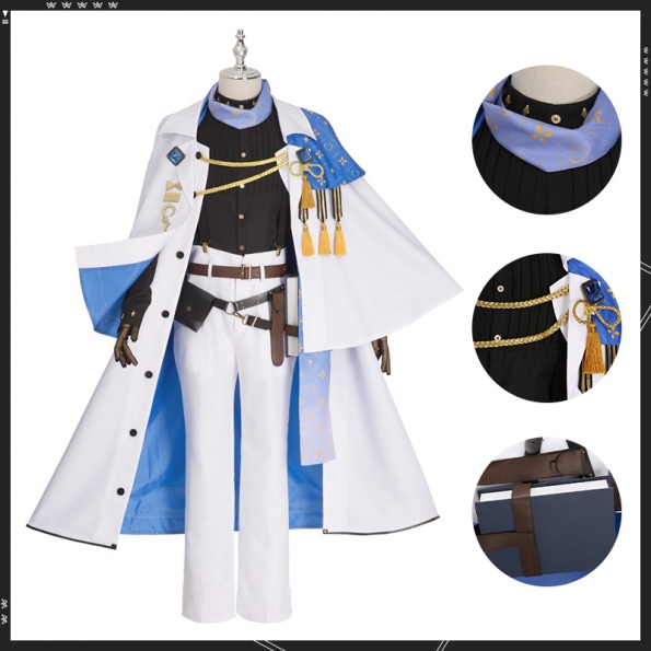 Virtual YouTuber Nijisanji Ike Eveland Cosplay Costume Full Set
