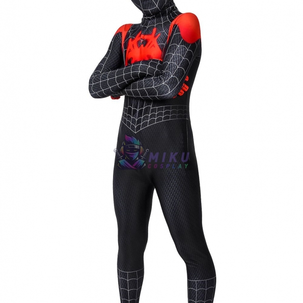 Kids Miles Morales Spiderman Cosplay Costumes