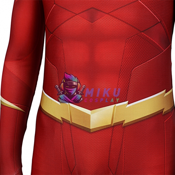 The Flash Season 5 Barry Allen Cosplay Costume Kids Suit