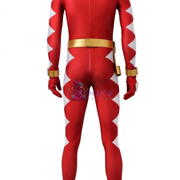 Power Ranger Red Dino Conner McKnight Cosplay Costumes