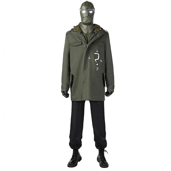 2022 The Batman Riddler Cosplay Costume With Accessories