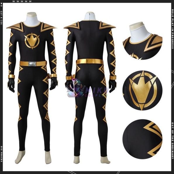Power Rangers Dino Thunder Black Tommy Oliver Cosplay Costumes