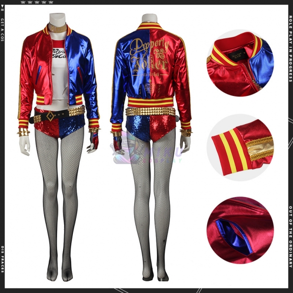 Suicide Squad Harley Quinn Cosplay Costumes