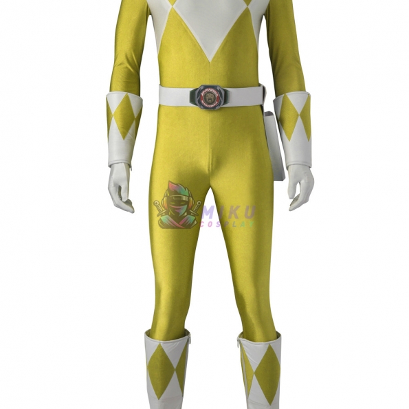Mighty Morphin Power Rangers Yellow Cosplay Costumes