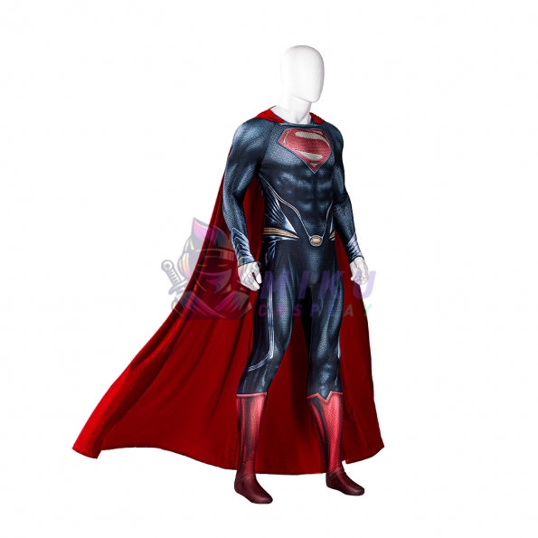 Man of Steel Superman Costume Clark Kent Cosplay Version 2