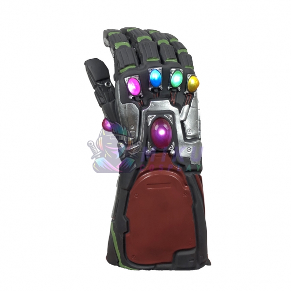 Black Glowing Iron Man Gauntlet Cosplay Glove