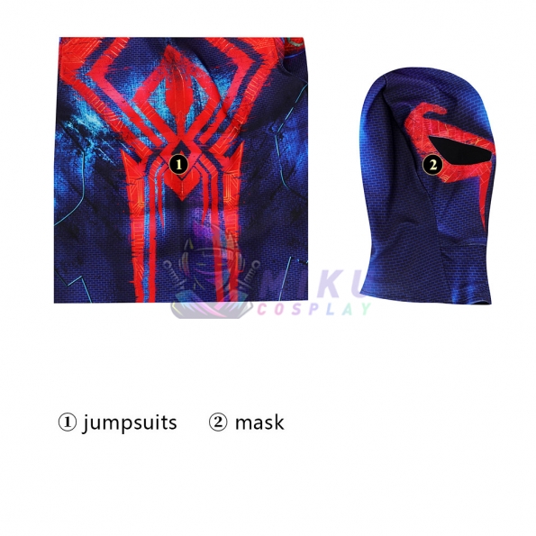 Across The Spider-Verse Spiderman 2099 Miguel O'Hara Kids Suit