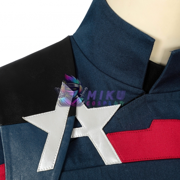 New Captain America Adult Costume U.S. Agent Cosplay Suit