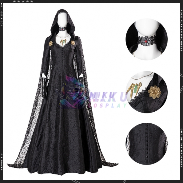 Resident Evil Cosplay Costumes Village Lady Dimitrescu Daughters Daniela Cosplay