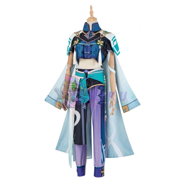 Genshin Impact Baizhu Dress Up Cosplay Costumes