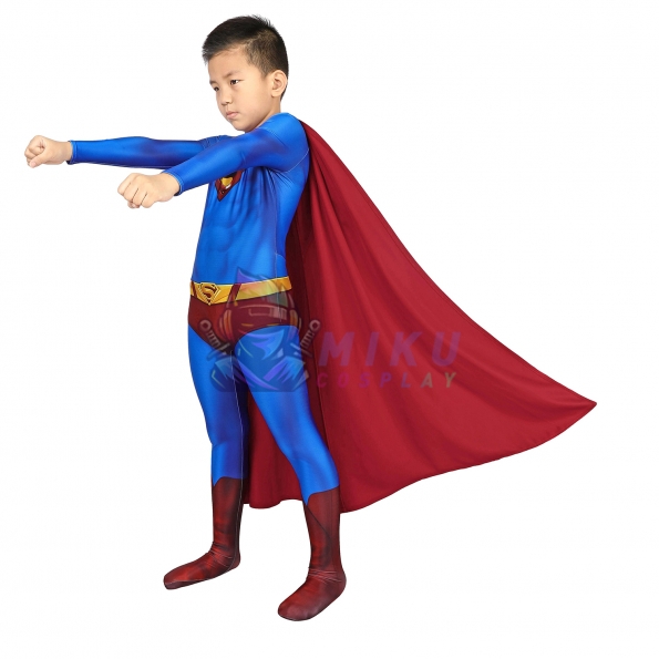 Kids Superman Suit Superman Returns Cosplay Blue Suit