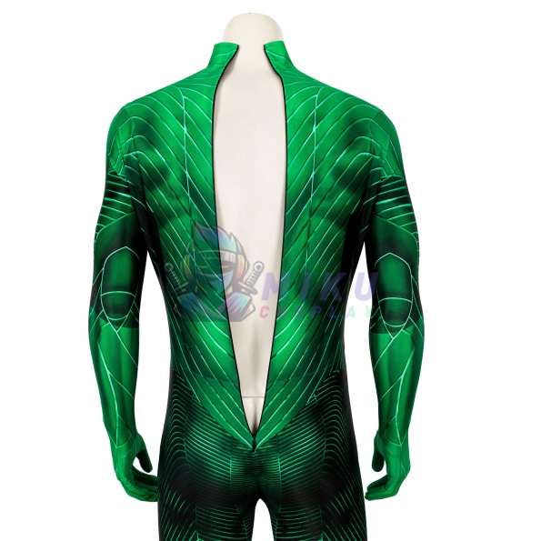 Green Lantern Suit Hal Jordan Spandex Cosplay Costumes