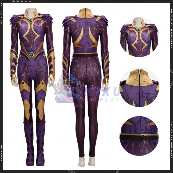 Titans Starfire Leather Cosplay Costumes