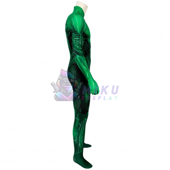 Green Lantern Suit Hal Jordan Spandex Cosplay Costumes
