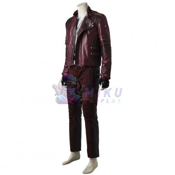 Guardians of the Galaxy Costumes Star Lord Cosplay Leather Suit
