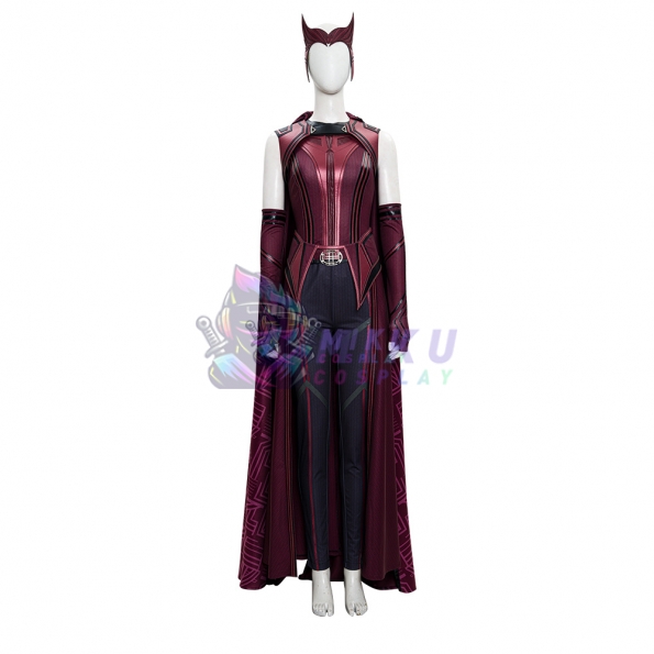 2021 New Scarlet Witch Costume Wanda Vision Costume Darker Version