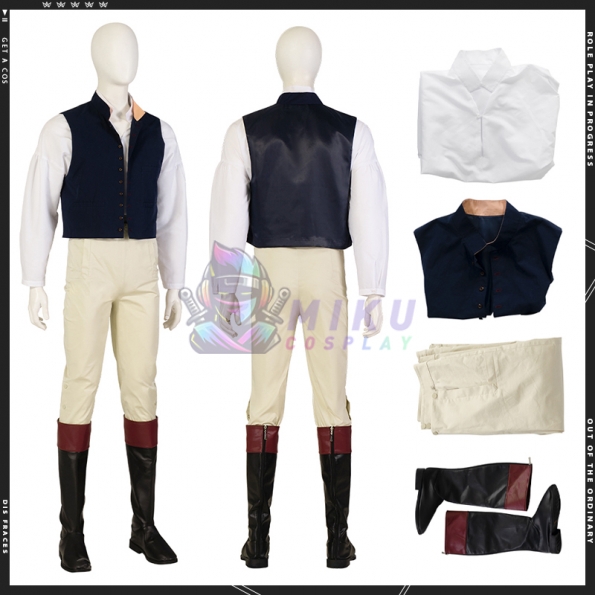 The Little Mermaid Prince Eric Cosplay Costume