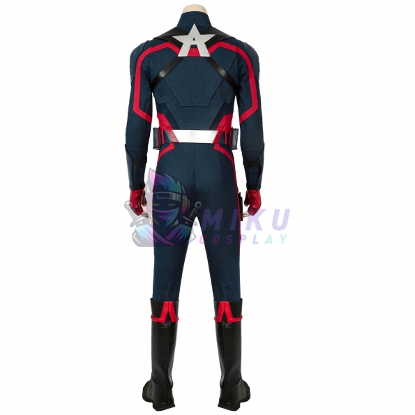 New Captain America Adult Costume U.S. Agent Cosplay Suit