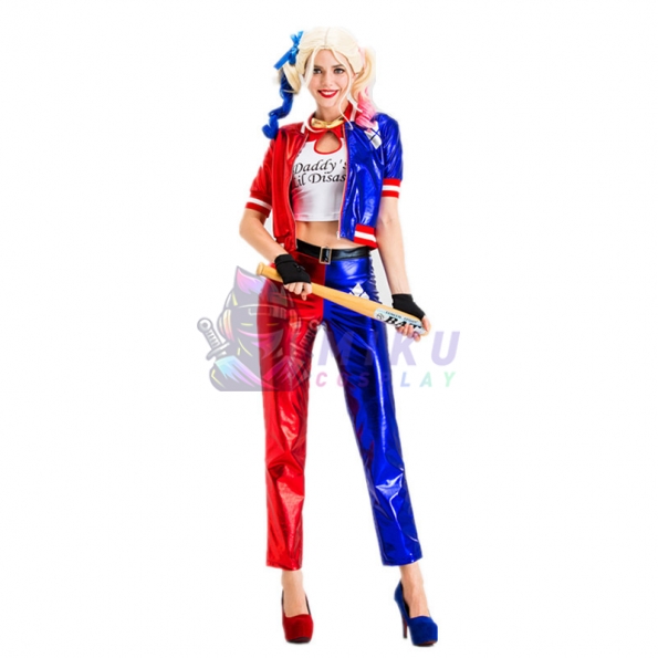 Suicide Squad Harley Quinn Women Cosplay Costume