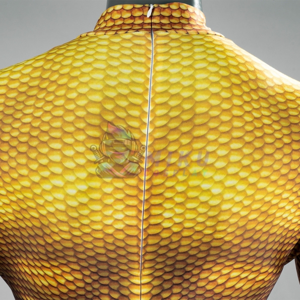 Aquaman Gold Cosplay Suit Jumpsuit