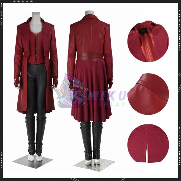 Scarlet Witch Costume Wanda Maximoff Cosplay Suit