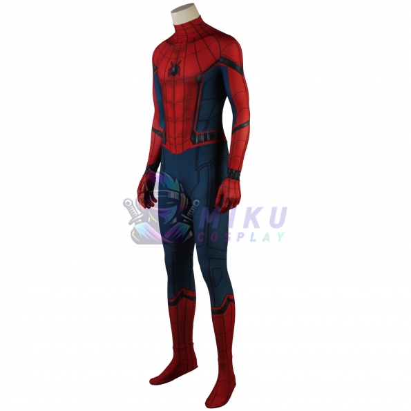 3D Spider-Man Homecoming Suit Thick Spandex Tom Holland Spiderman Costume Adult