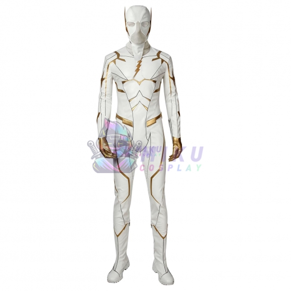 The Flash Season 5 GodSpeed Costume Replica White Suit