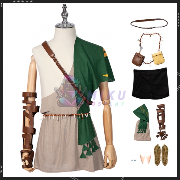 The sequel to The Legend of Zelda: Breath of the Wild Link Cosplay Costume