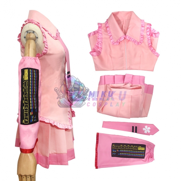 Sakura Hatsune Miku Cosplay Pink Costumes