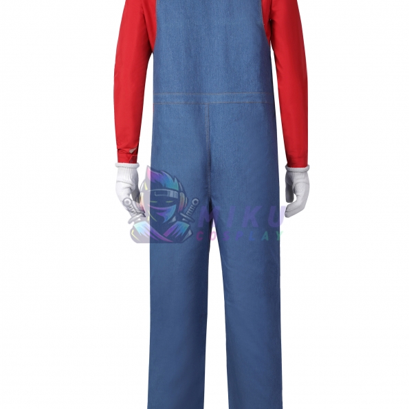 The Super Mario Bros. Movie Red Blue Cosplay Costume