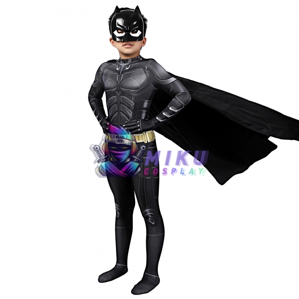Kids Batman Costume The Dark Knight Rises Bruce Wayne Cosplay Suit