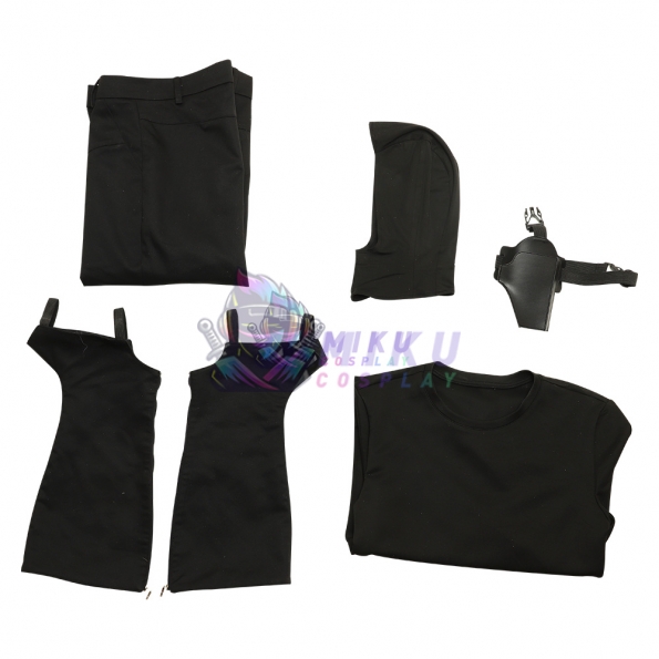 G.I Joe Cobra Commander Cosplay Costume Black Suit