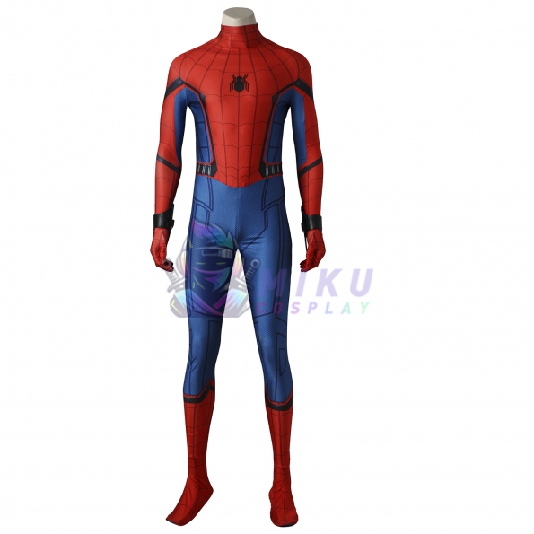 3D Spider-Man Homecoming Costume Civil War Spiderman Suit For Adult