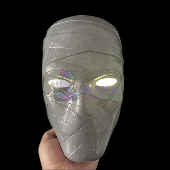 Marc Spector Glow Mask Moon Knight Cosplay Mask 3D Print