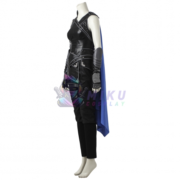 Thor Ragnarok Valkyrie Costume Black Outfits Version