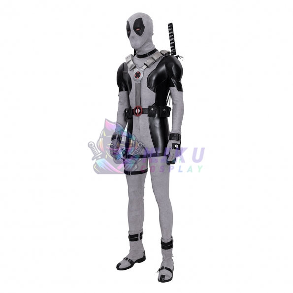 X-Force Deadpool Costumes White Cosplay Suit