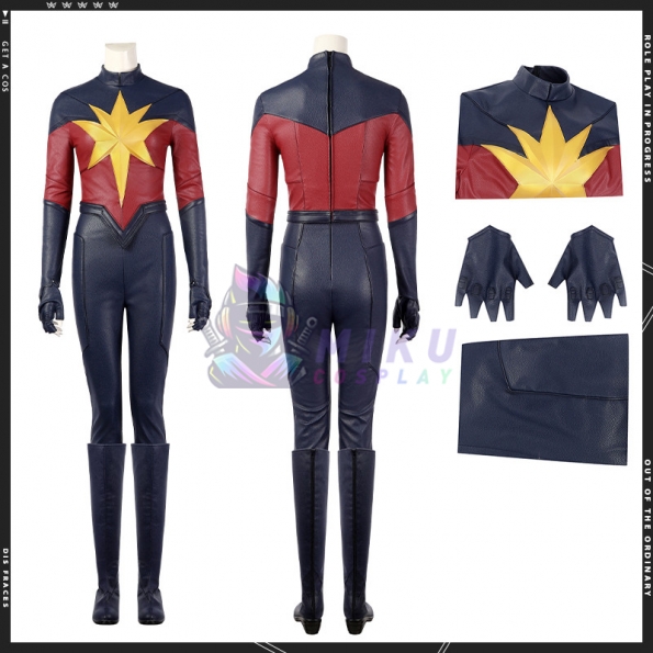 Captain Marvel Carol Danvers Cosplay Costume