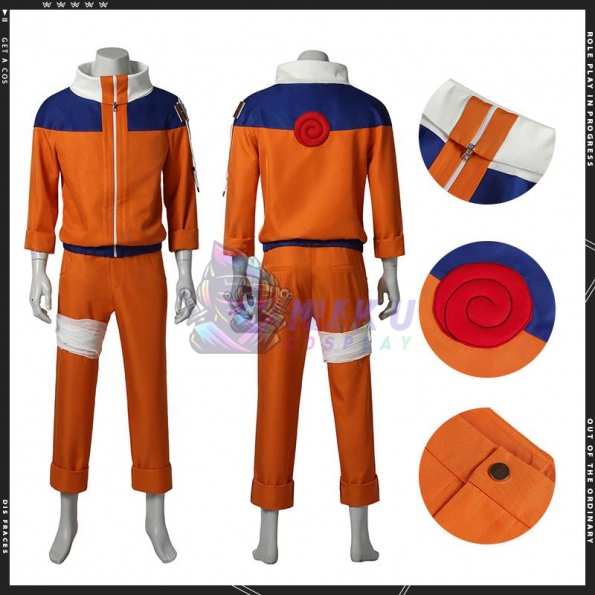 Naruto Cosplay Costumes Uzumaki Naruto Classic Suit