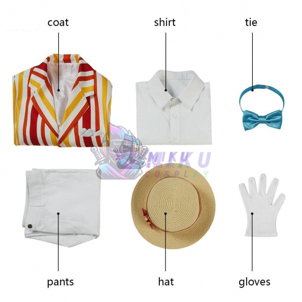 Mary Poppins Cosplay Costumes Bert Suit