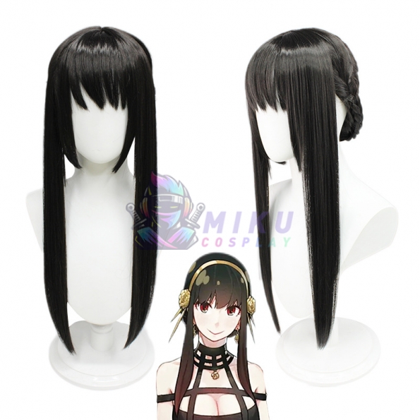 Spy×Family Yor Forger Cosplay Wig Black Long Wig