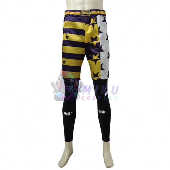 The Joker Cosplay Costumes Suicide Squad Jared Leto Suit